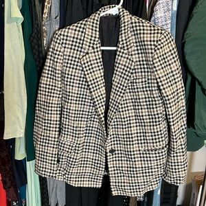 ⚠️LAST CHANCE! DONATING 8/29⚠️ Vintage Nordstrom blazer houndstooth
